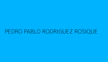 PEDRO PABLO RODRIGUEZ ROSIQUE